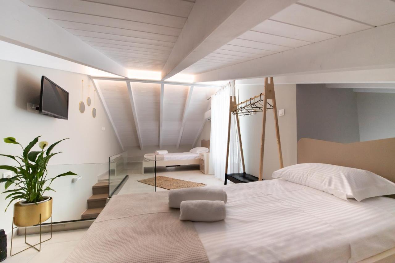 Bianco Stylish Maisonette Nikiana Exteriör bild
